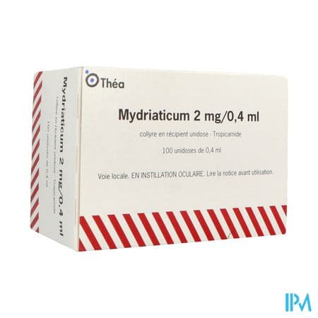 Mydriaticum 2mg/0ml4 Collyre Unidose 0ml4 100 Ucd 3400891775334 — Pharmacie SO OUEST