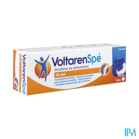 VOLTARENSPE 1% GEL TUB 100G — Pharmacie Centrale Boulogne by Nexum
