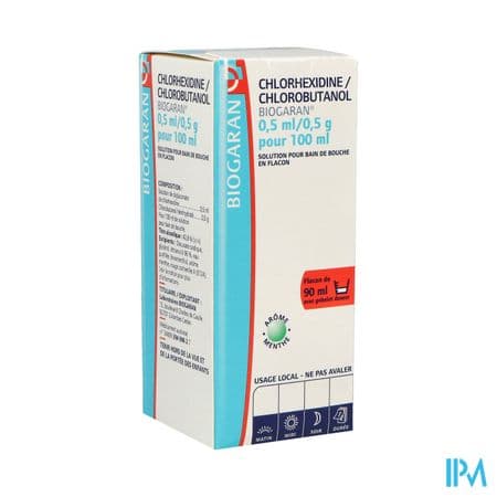 CHLORHEXIDINE/CHLOROBUT BGR 90ML — Aprium Pharmacie des Colonnes - M'Sika