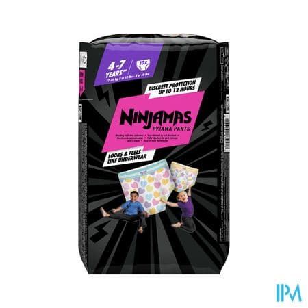PAMPERS PANTS NINJAMAS ROSE T7X10 — Pharmacie du Grand Vitrolles