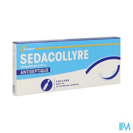 SEDACOLLYRE CETY 0,025% COL0,4ML10 — Pharmacie Plaine Haute - Crosne