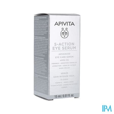 APIVITA 5ACTION SERUM YEUX 15ML — Pharmacie Cannes Riviera