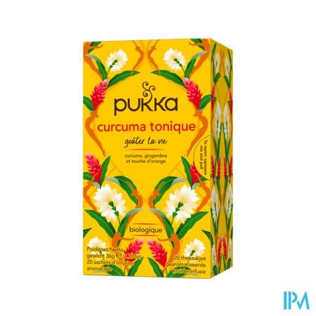 Pukka Infusion Curcuma Tonique Bio Sachet 20 — Pharmacie des Antes by Nexum