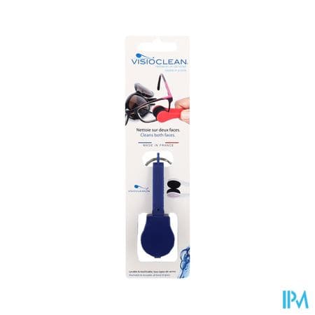 Visioclean Pince Pour Nettoyage Lunettes Rouge Avec Mousse