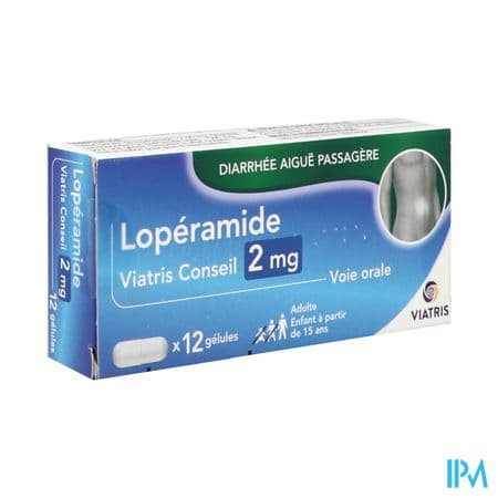 LOPERAMIDE 2MG VTS CONS GELULE 12 — Pharmacie Cannes Riviera