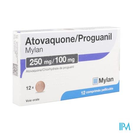 Atovaquone Proguanil Mylan 250mg/100mg Comprime 12 — Pharmacie Plaine Haute - Crosne