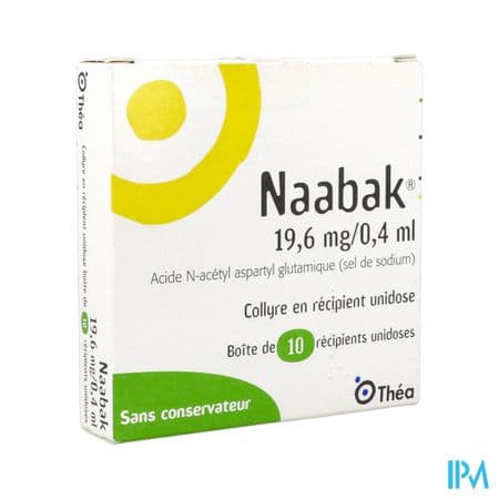 Naabak 19mg6/0ml4 Collyre Unidose 0ml4 10 — Pharmacie Campo - Formio