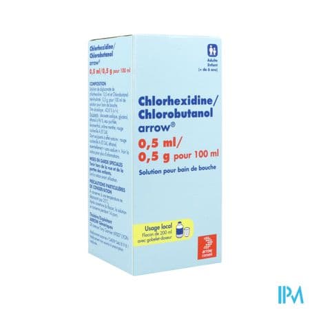 CHLORHEXIDINE/CHLOROBUT ARROW200ML