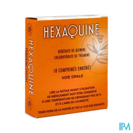 Hexaquine Vitamine B1 Comprime 18 — Grande Pharmacie de la Rode