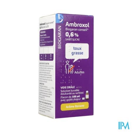 AMBROXOL 0,6% BIOG C SOL S/S 100ML