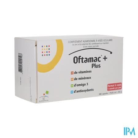 OFTAMAC PLUS CAPS 180 — Pharmacie Cannes Riviera
