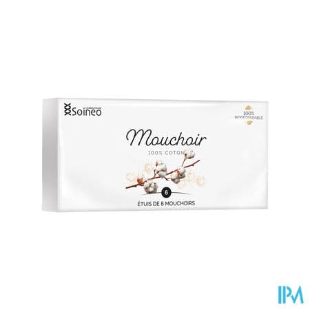 Soineo Mouchoir Coton Nt Etui 8 X6