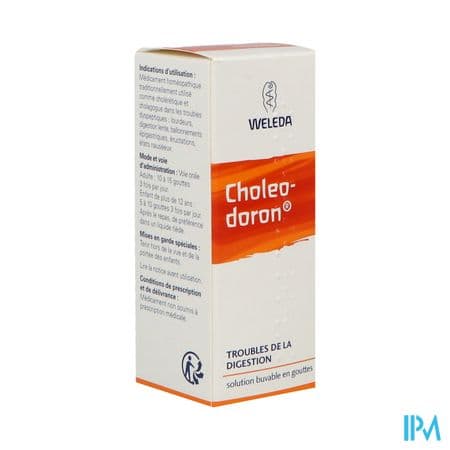 Weleda Choleodoron Solution Buvable Gouttes 30ml
