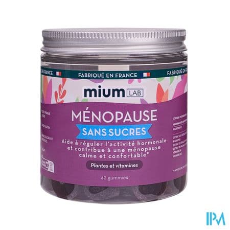 Mium Lab Menopause Sans Sucre Gummies 42
