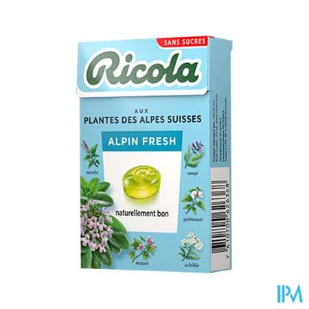 Ricola Sans Sucre Bonbon Alpin Fresh 50g