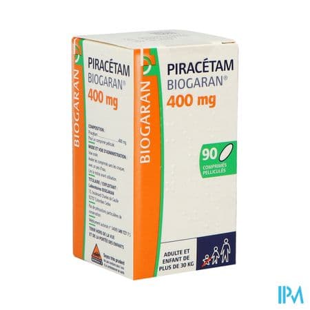 Piracetam Biogaran 400mg Comprime 90 — Pharmacie Du Vieil Abreuvoir