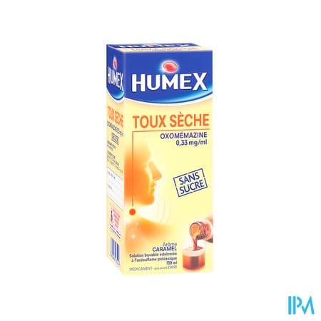 Humex Toux Seche Oxomemazine 0mg33/ml Sans Sucre Solution Buvable 150ml — Pharmacie de la Gare Montparnasse