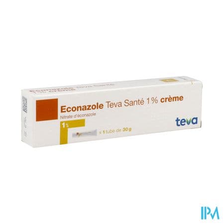 ECONAZOLE 1% TEVA CR TUB 30G — Pharmacie Principal Port-de-Bouc