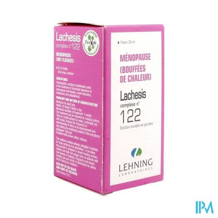 Lehning Complexe 122 Lachesis Solution Buvable 30ml — Pharmacie De Mailloles