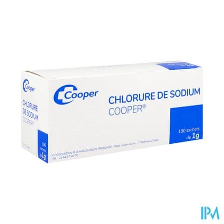 Cooper Sodium Chlorure Sachet 1g 100 — PHARMACIE DES CLINIQUES