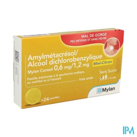 AMYL/ALC DICHLOROB VTS CONS PAST24 — Pharmacie Comedie