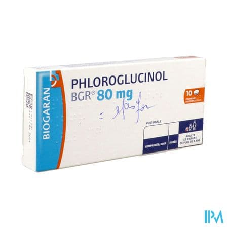 PHLOROGLUCINOL 80MG BGR CPR OROD10 — Pharmacie de la Mairie Montataire
