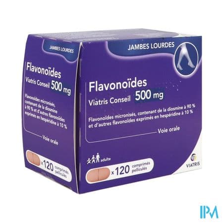 Flavonoides Viatris Conseil 500mg Comprime Pellicule 120