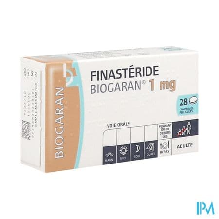 Finasteride Biogaran 1mg Comprime 28 — Pharmacie Pharmavance Colombes