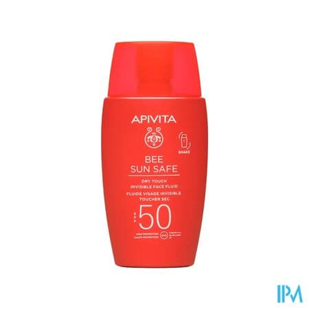 Apivita Bee Sun Safe Spf50 Fluide Invisible Toucher Sec Visage 50ml