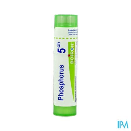 Boiron Phosphorus 5ch Granules 4g — Pharmacie Pharmavance Ménilmontant