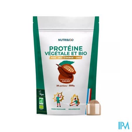 Nutri Co Proteine Vegetale Et Bio Poudre 500g