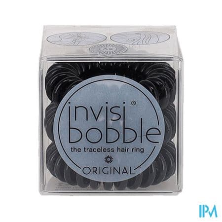 Invisibobble Anneaux Pour Cheveux Original True Black