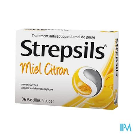 STREPSILS MIEL CITRON PAST 36 — Pharmacie Chartreuse