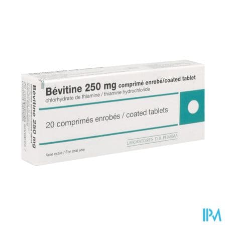 Bevitine 250mg Comprime 20 — Pharmacie Pharmavance Ménilmontant