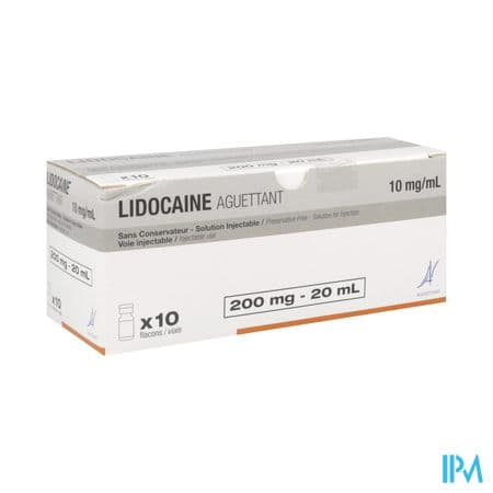 Lidocaine Aguettant 10mg/ml Sans Conservateur Solution Injectable Ampoule 20ml 10 — Pharmacie Pharmagreen Boucicaut