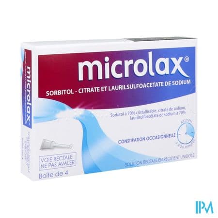 Microlax Solution Rectale Unidose 6g45 4