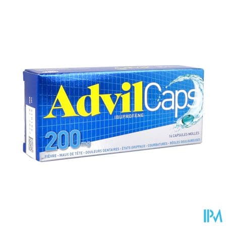 Advilcaps 200mg Capsule Molle 16