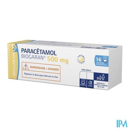 PARACETAMOL 500MG BIOG CPR EFF 16 — Pharmacie de Vienne Blois