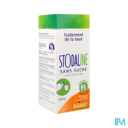 Boiron Stodaline Sans Sucre Sirop 200ml