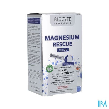 Biocyte Magnesium Rescue Gout Fruits Rouges Sachet 14