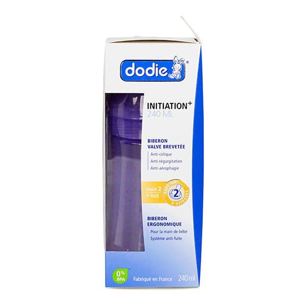 BIB DODIE INIT+ SIL DEB2 MAUV240ML — Pharmacie porte de la villette