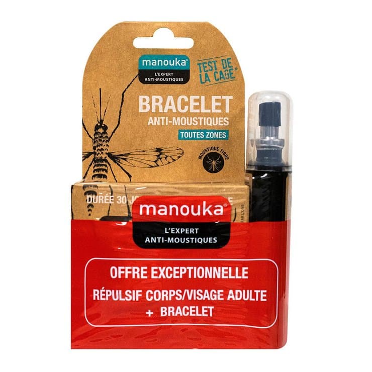 BRACEL MANOUKA A/MOUSTIQ+RECH 6ML — Pharmacie du Parc - Neuilly-sur-Seine