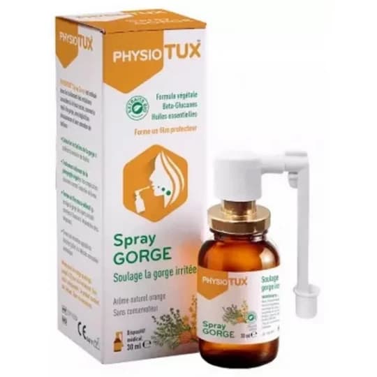 PHYSIOTUX SPRAY GORGE 30ML — Pharmacie Lillenium Lille by Nexum