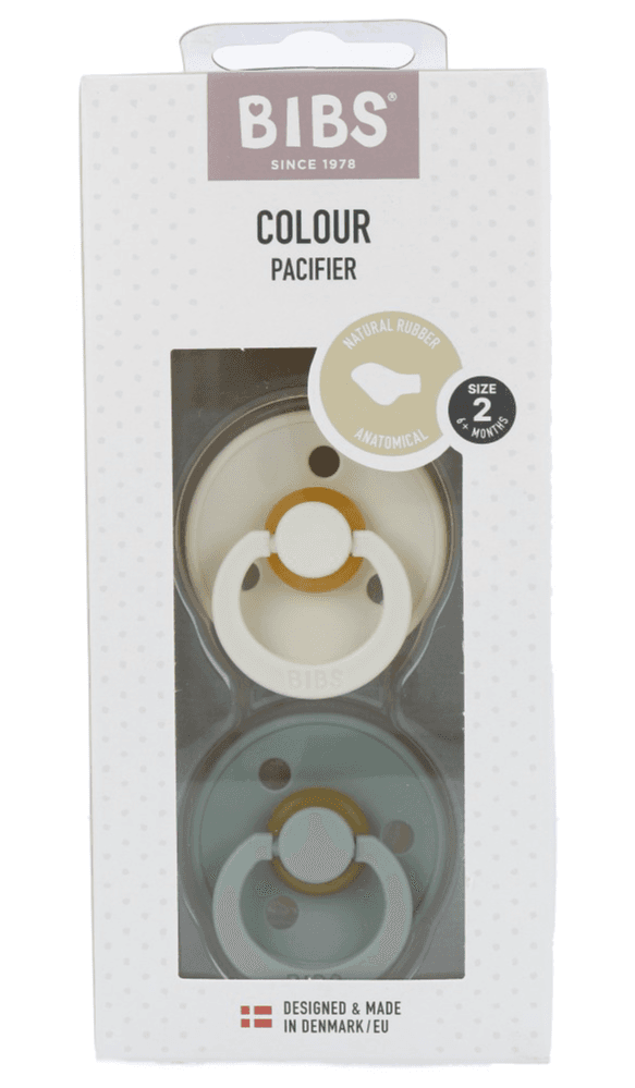 BIBS PACK*2 ANAT T2 IVORY/SAGE — Grande Pharmacie Bastille Faubourg - Apothical - Nexum