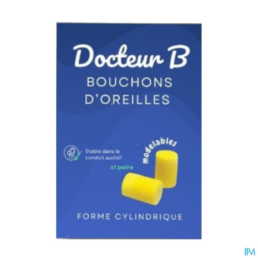 Docteur B Bouchons D'oreilles 1 Paire — Pharmacie Juin