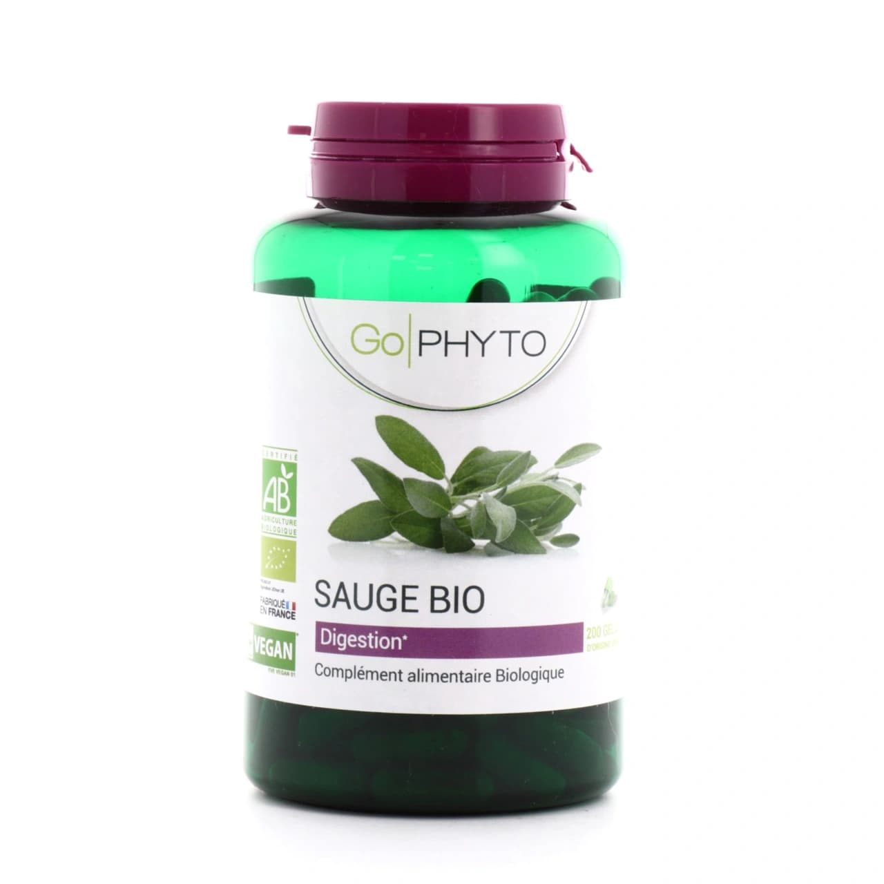 Go Phyto Sauge Bio Gelule 200 — Pharmacie du Grand Vitrolles