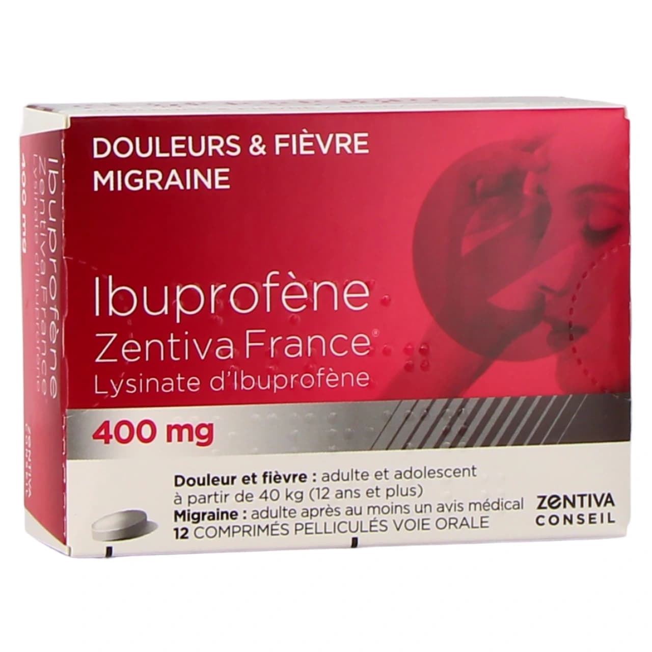 IBUPROFENE 400MG ZTV FRANCE CPR 12 — Pharmacie Du Centre Apothical