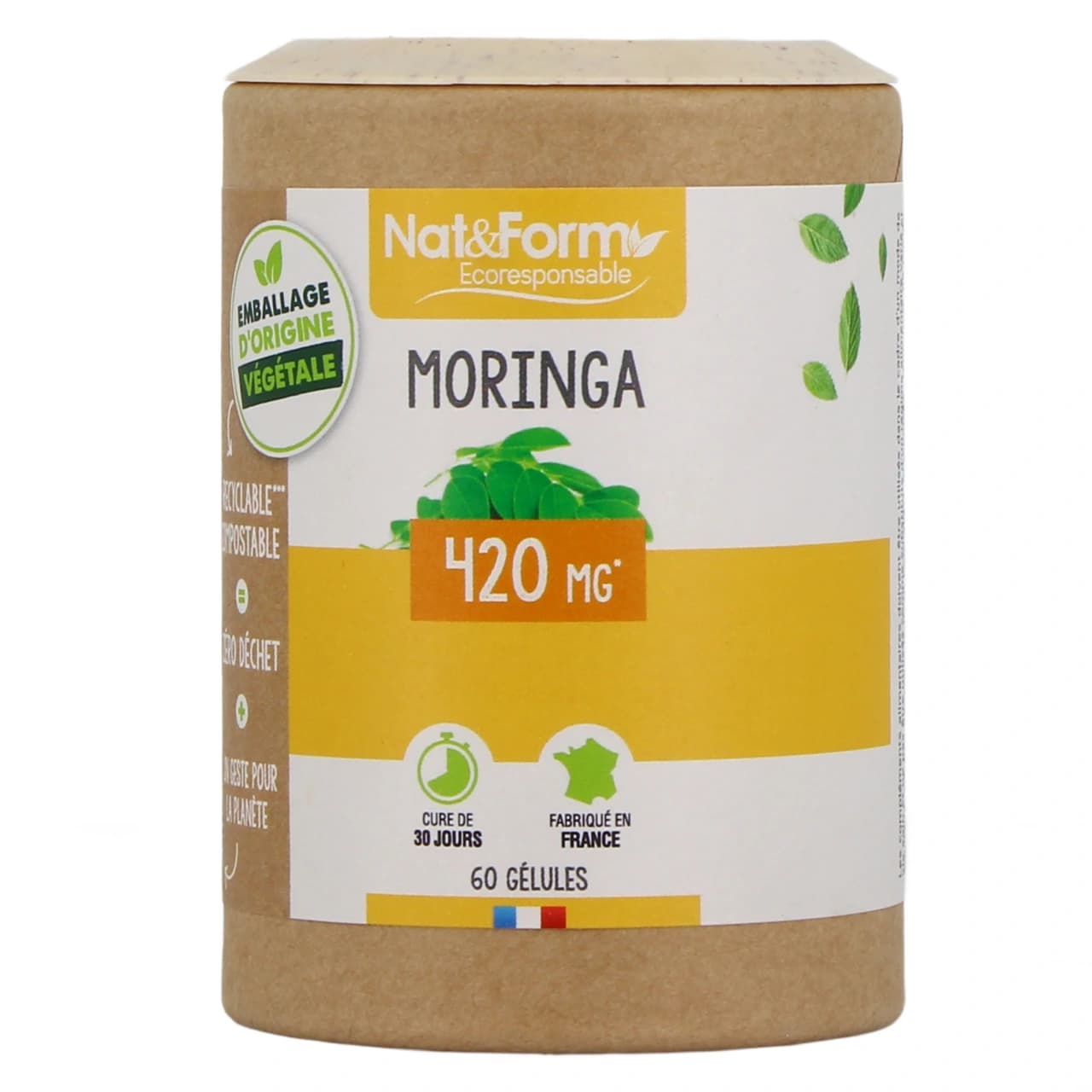 NAT&FORM ECO MORINGA GELUL 60 — Pharmacie Pharmavance Metz