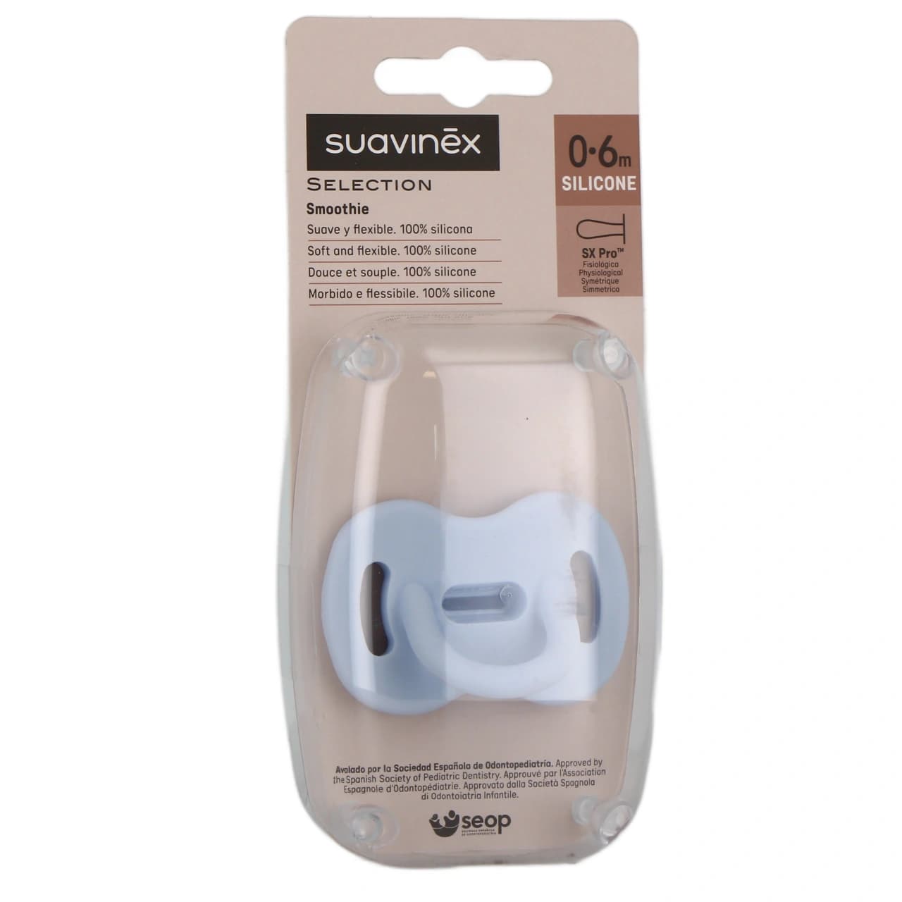 SUAVINEX SUCET COLOUR 0-6M BLEU — pharmacie confluence ivry