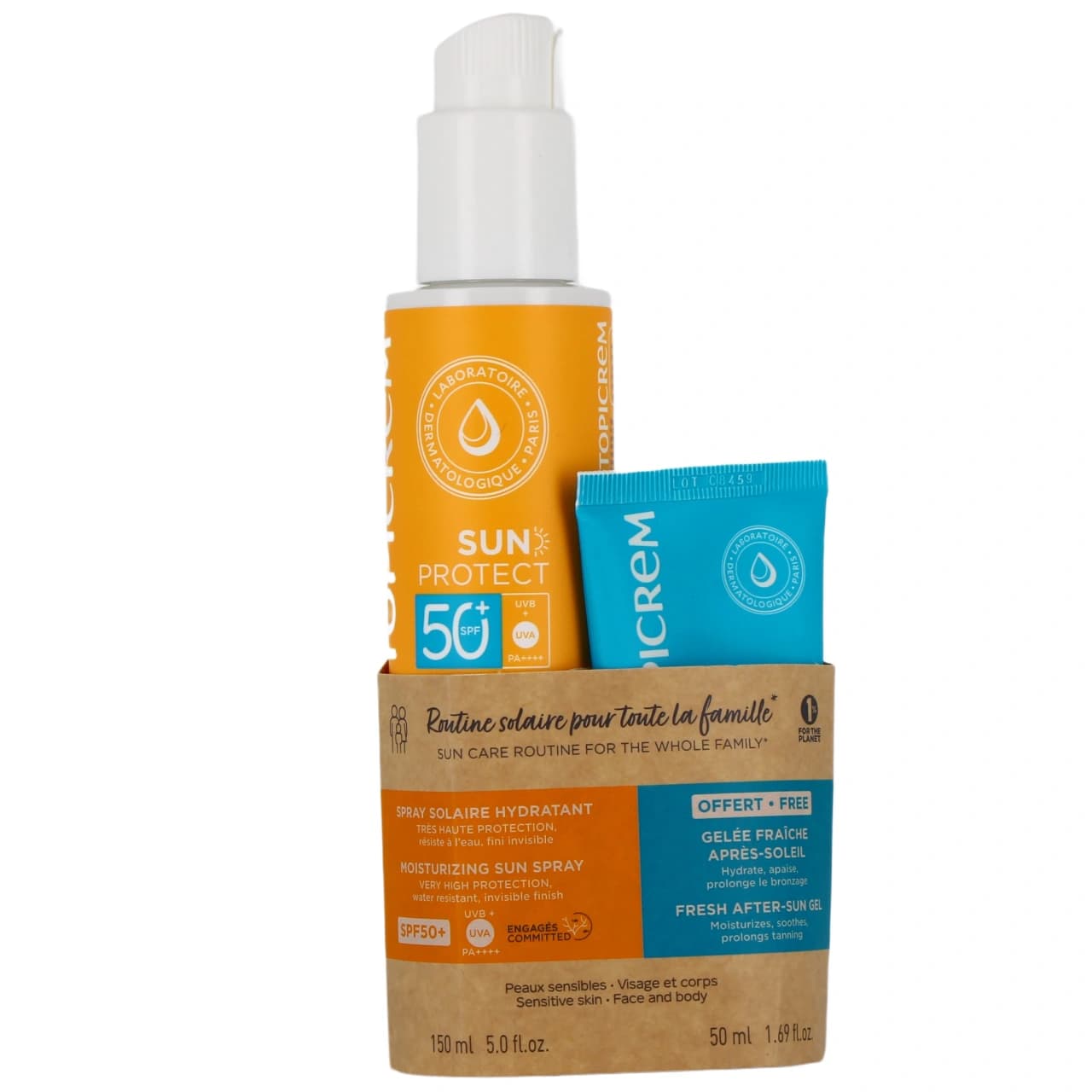 TOPICREM SUN PROT SPR SPF50+GELEE — Pharmacie De La Porte d'Ivry